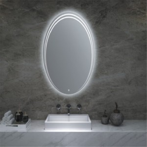 Cynhyrchion Newydd Poeth Tsieina Ffatri Gwerthu Frameless Mirror Wal Mounted Mirror LED Bathroom Mirror