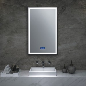 အောက်ခြေစျေးနှုန်း China Opening Sale Hot New Products LED Rectangle Mirror ရေချိုးခန်းမိတ်ကပ် LED Mirror